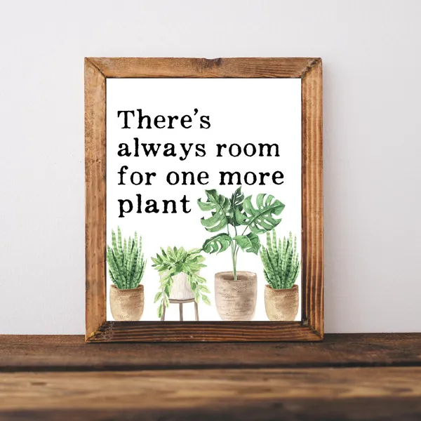 Plant Lady House Decor Mom Sign, Funny Art Print