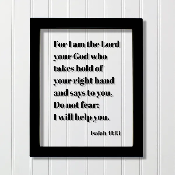 Isaiah 41:13 Scripture Verse Art Print