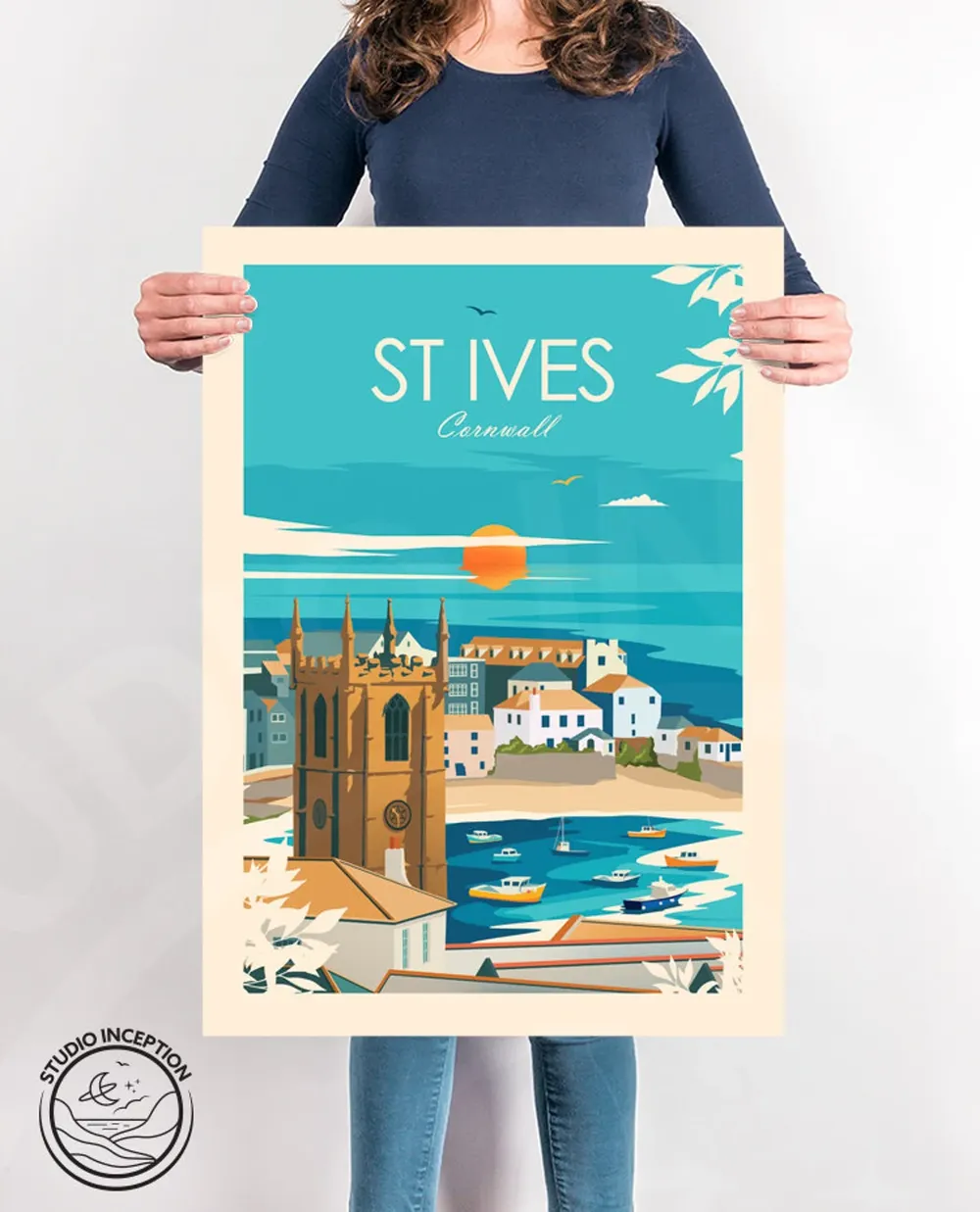 St Ives Cornwall Travel Print - Image 2