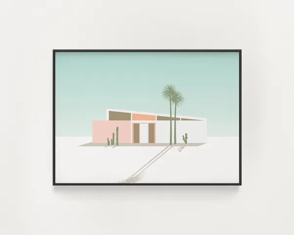 Palm Springs Midcentury Modern Architecture Art Print