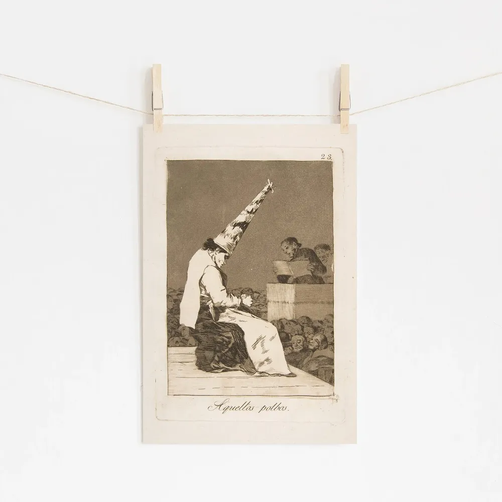 Francisco Goya Plate 23, 1799 Art Print - Image 4
