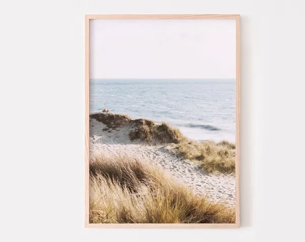 Coastal Boho Beach Wall Art Print