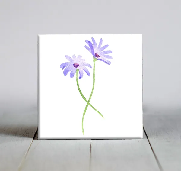 Daisies Botanical Wall Art Print, Flower Lover Gift