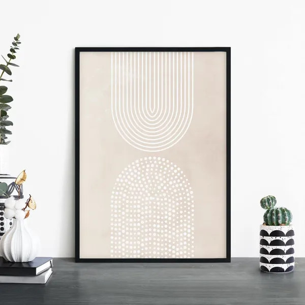 Arches Modern Geo Abstract Art Print