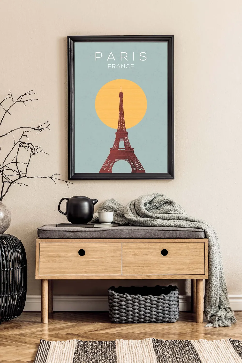 Paris Travel Poster, European City Wall Art - Image 3