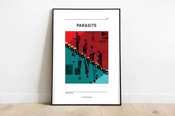 Parasite Inspired Poster Print