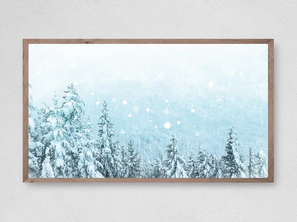 Winter Wonderland Christmas Snow Art Print