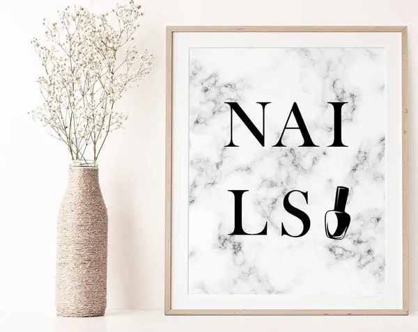 Nail Tech Gifts Salon Quotes, Nail Decor Art Print
