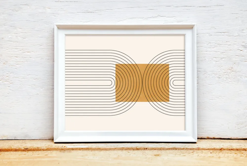 Colorado Mid-Century Boho Travel Poster