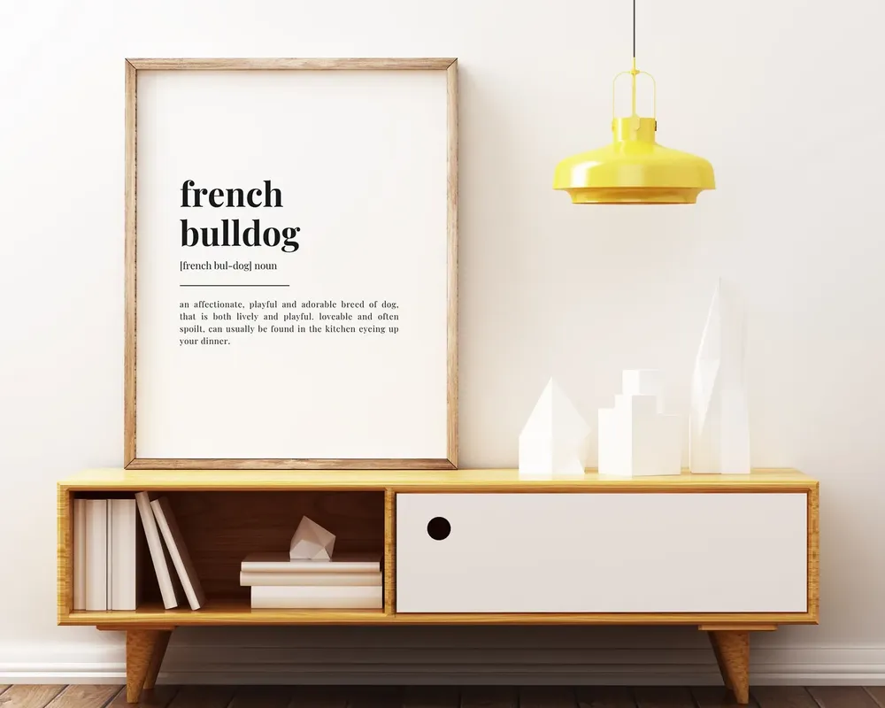 French Bulldog Definition Print, Dog Lover Wall Art - Image 3