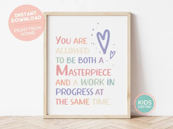 You Are Allowed To Be Both Positive Art Print