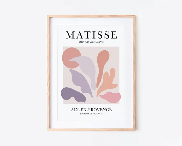 Henri Matisse Cutouts Botanical Leaves Art Print