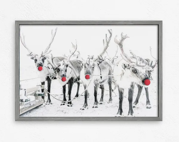 Rudolf Fan Club Christmas Lodge Poster Print