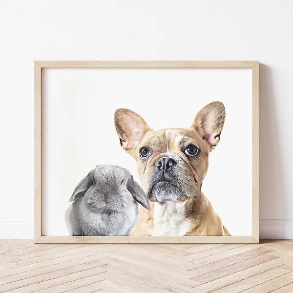 Custom Pet Portrait - Peekaboo Style