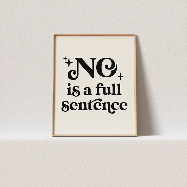Retro Typography Poster, Gallery Wall Art Print