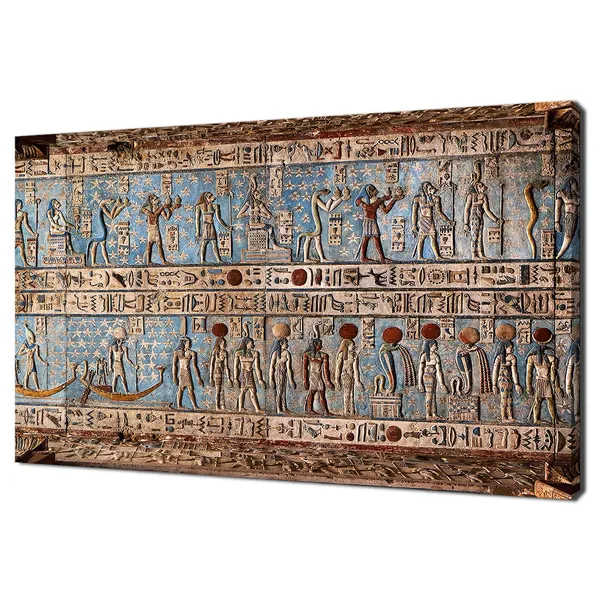 Ancient Egyptian Hieroglyphic Design Art Print