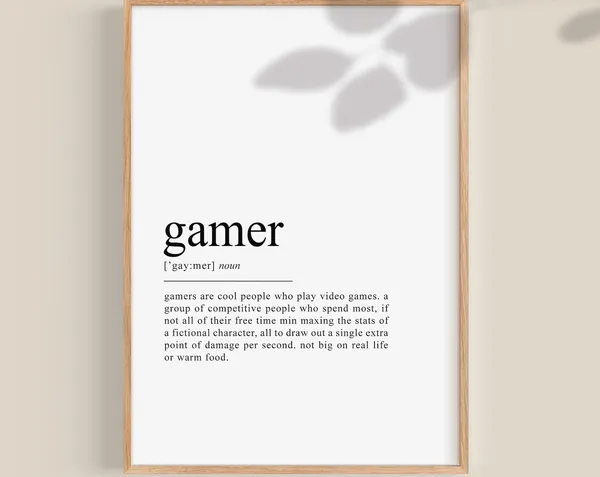 Gaming Wall Art, Teen Room Video Game Decor Print