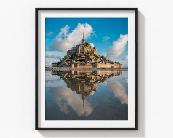 Mont Saint Michel Photo Print, France Wall Art