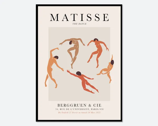 Matisse The Dance Vintage Poster Art Print