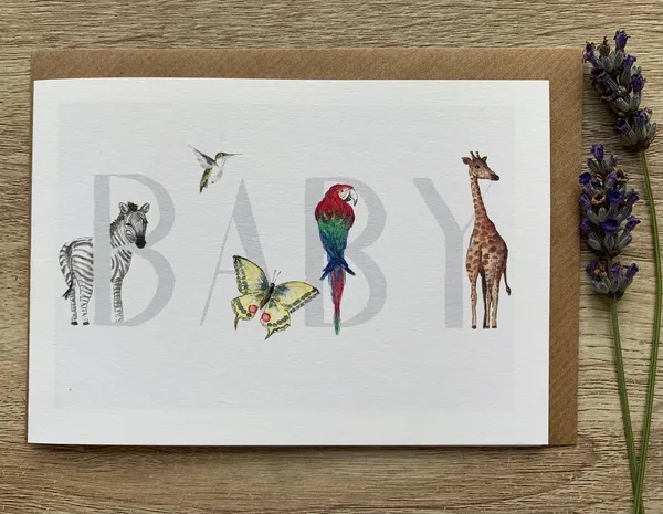 Baby Animals Art Print, Nursery Wall Art