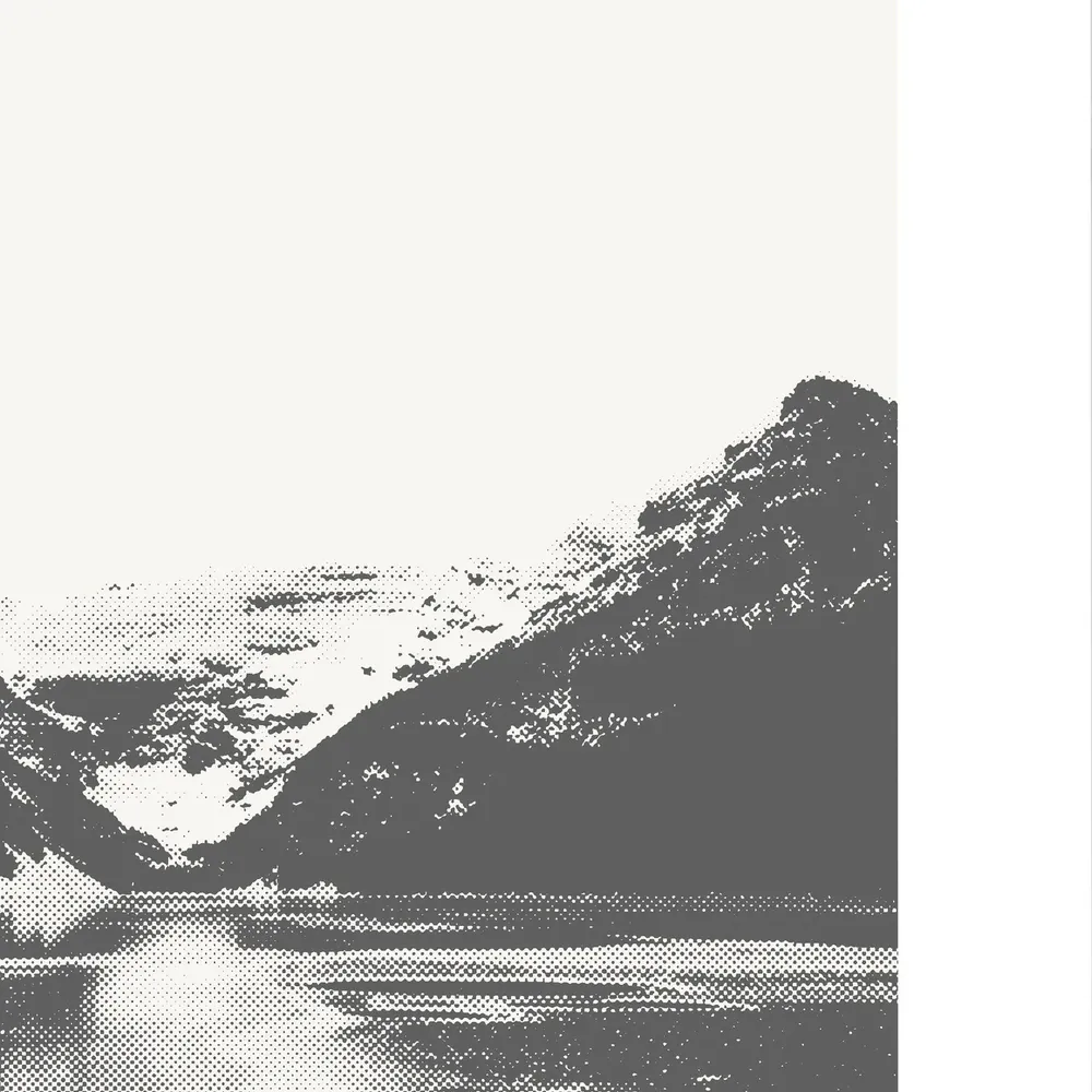 Lake Louise Minimalist Travel Poster, Alberta - Image 2