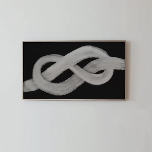 The Knot Abstract Line Poster Print