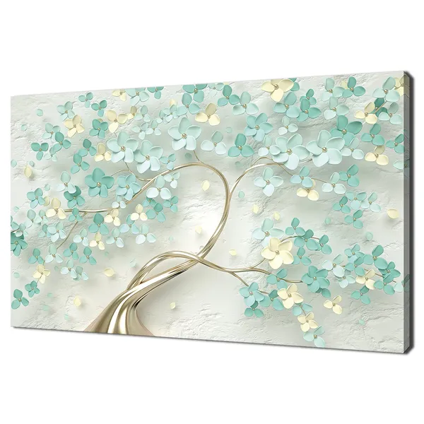 Abstract Blossom Tree, Modern Home Wall Art Print