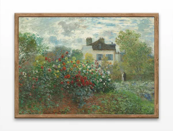 Vintage Garden Paintings, French Country Art Print