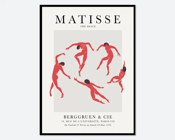 Matisse The Dance Cut Outs Vintage Poster Art Print