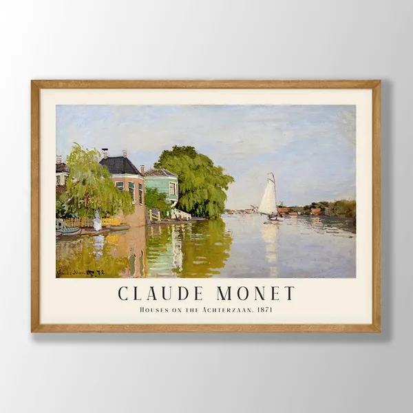 Monet-Inspired Nouveau Art Print, Farmhouse Decor