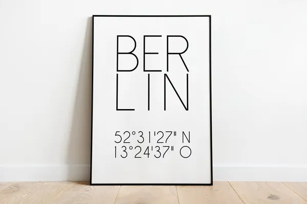 Favorite City Personalized Coordinates Poster Print