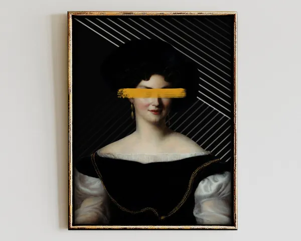 Alter Antique Baroque Portrait Wall Art Print