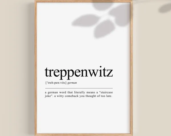 Treppenwitz Funny German Bar Decor Art Print