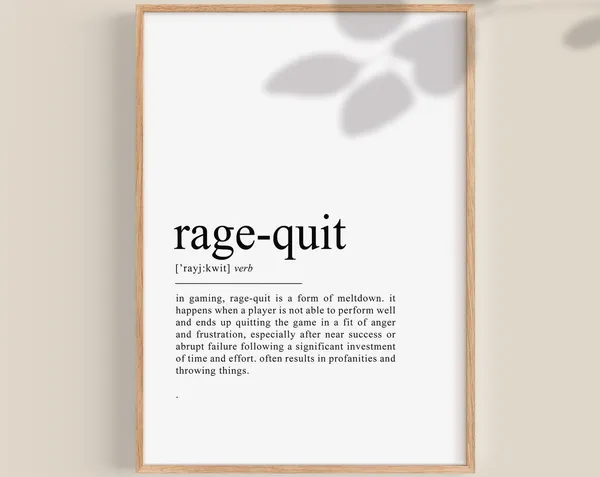 Gaming Room Decor Funny Video Game Poster