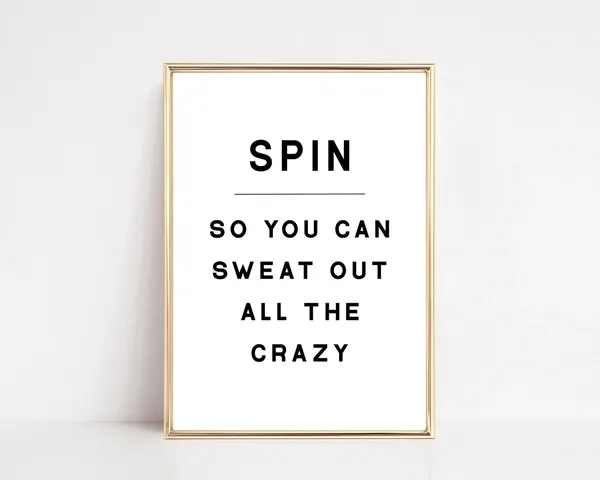 Gym Motivational Print, Home Gym Decor Wall Art