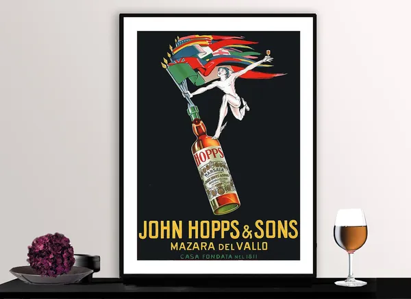 John Hopps And Sons Mazzara Del Vallo Vintage Poster