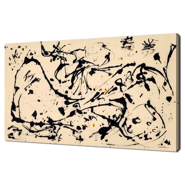 Jackson Pollock Number 7, Modern Design Art Print