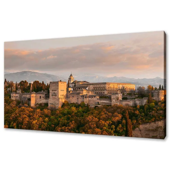Alhambra Palace Granada Spain Modern Art Print