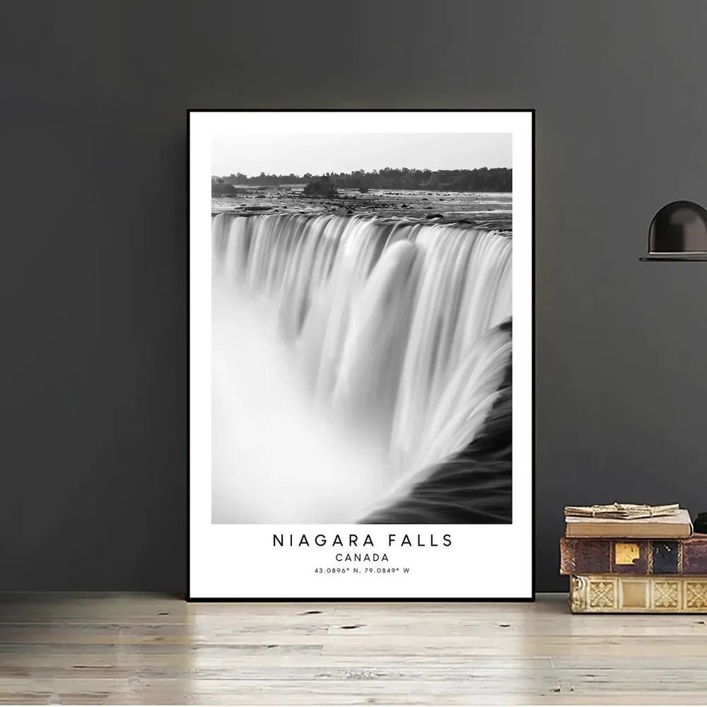 Niagara Falls Minimalist Travel Poster, Canada - Image 2
