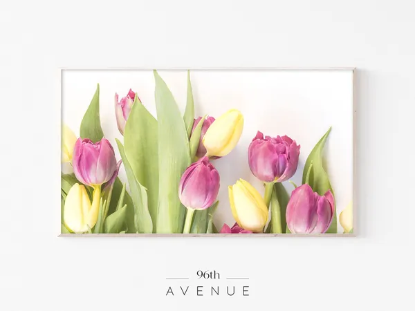 Spring Tulips Art Print, Seasonal Floral Decor