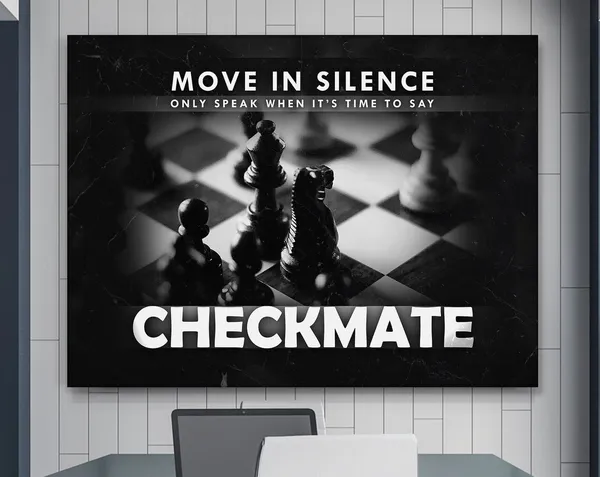 Motivational Office Wall Art Decor Poster
