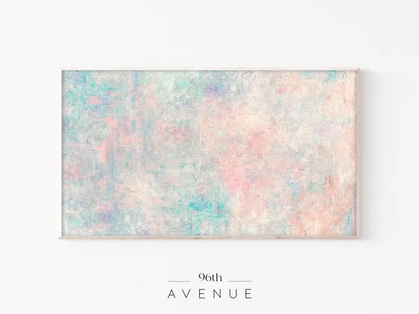 Abstract Spring Frame TV Oil Painting Art Print