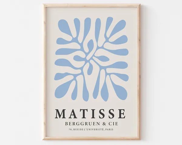 Matisse Poster Cutout Abstract Shapes Art Print