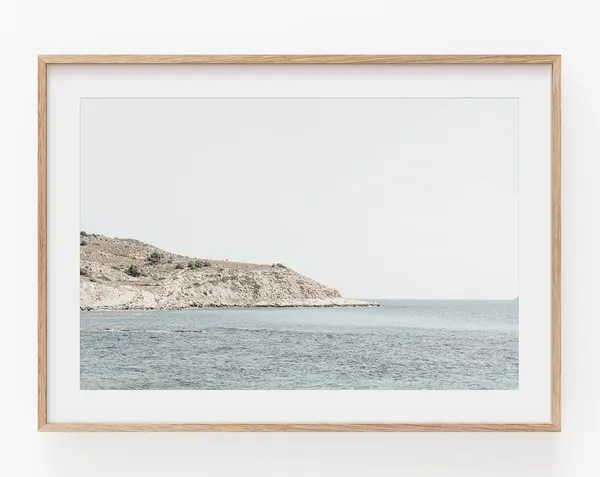 Beach Surf Art Print, Coastal Decor Wall Art