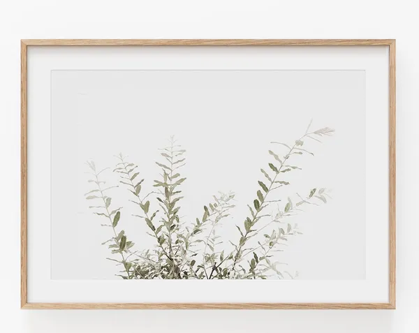 Wild Grass Botanical Print, Farmhouse Art Print
