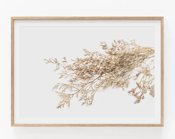 Wild Grass Botanical Art Print, Horizontal Plant Decor