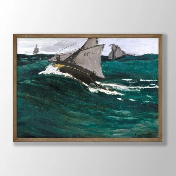Monet-Inspired Art Print, Nouveau Farmhouse Decor