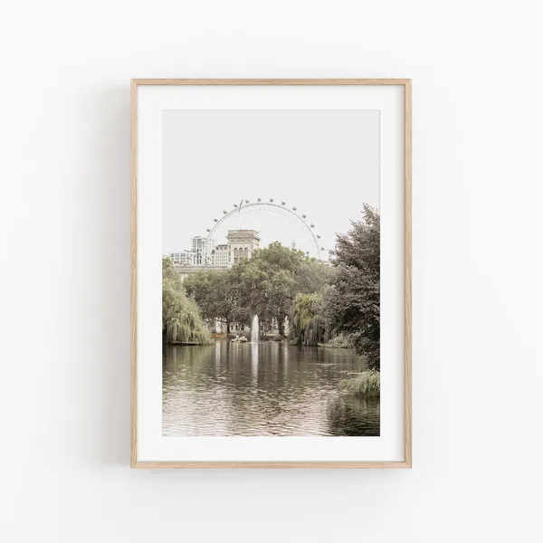 London City Print, Churchill Arms City View Poster