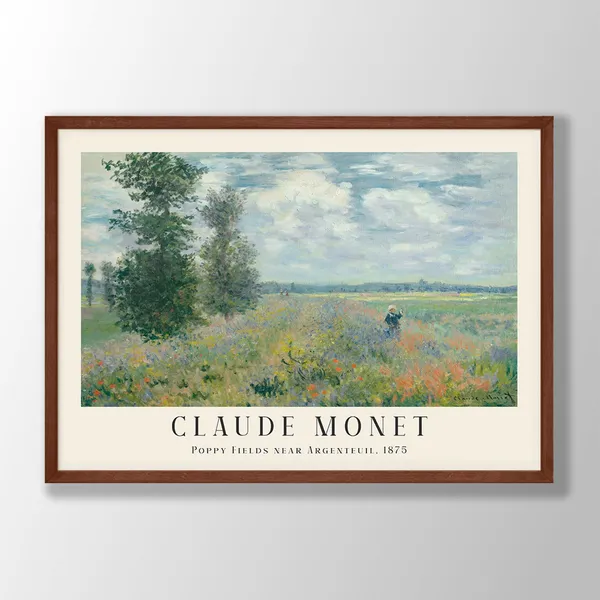 Claude Monet Art Print, Farmhouse Decor