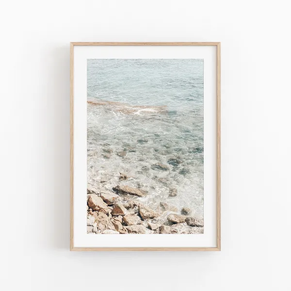 Beach Sea Modern Minimalist Art Print